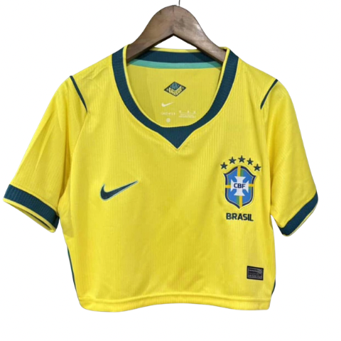 Cropped Feminino Seleção Brasil 2026/27 Home