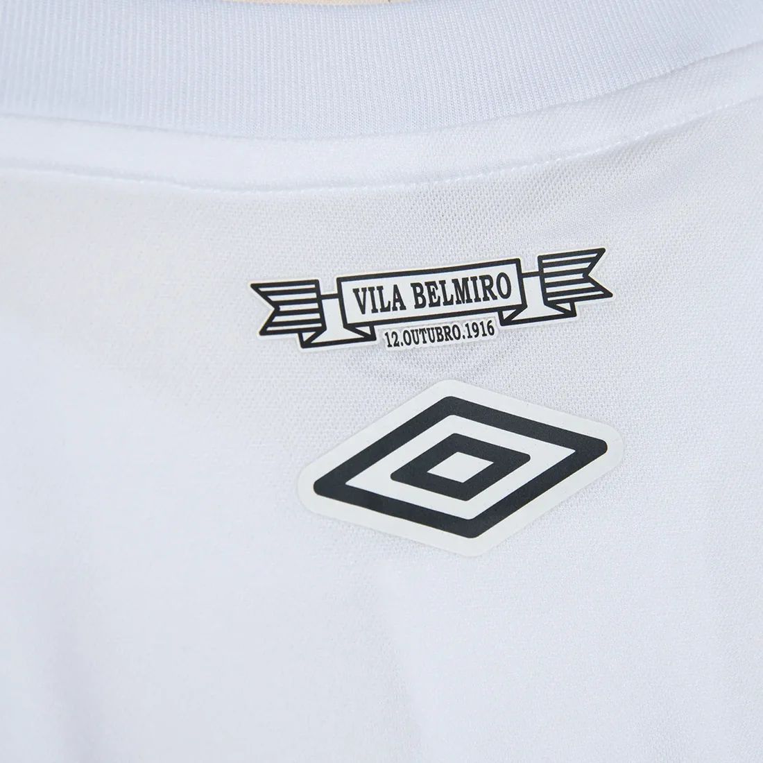 Camisa Santos FC Away 24/25 + #Neymar Jr 10 - Versão Torcedor Masculina Branca