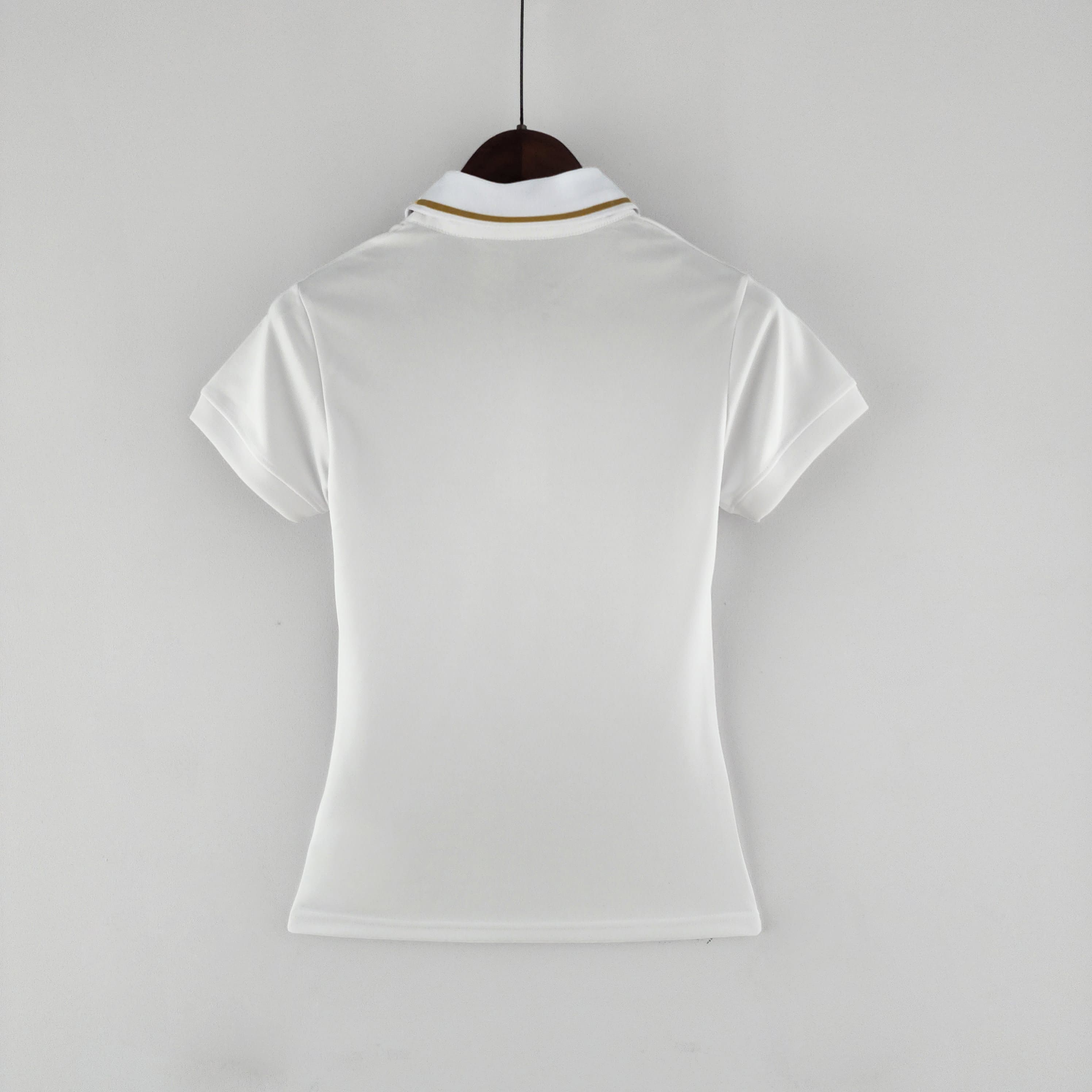 Camisa Feminina Seleção Brasil 2022/23 Branca e Dourada