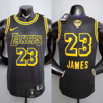 Regata NBA Los Angeles Lakers Black (Escolha seu Jogador)