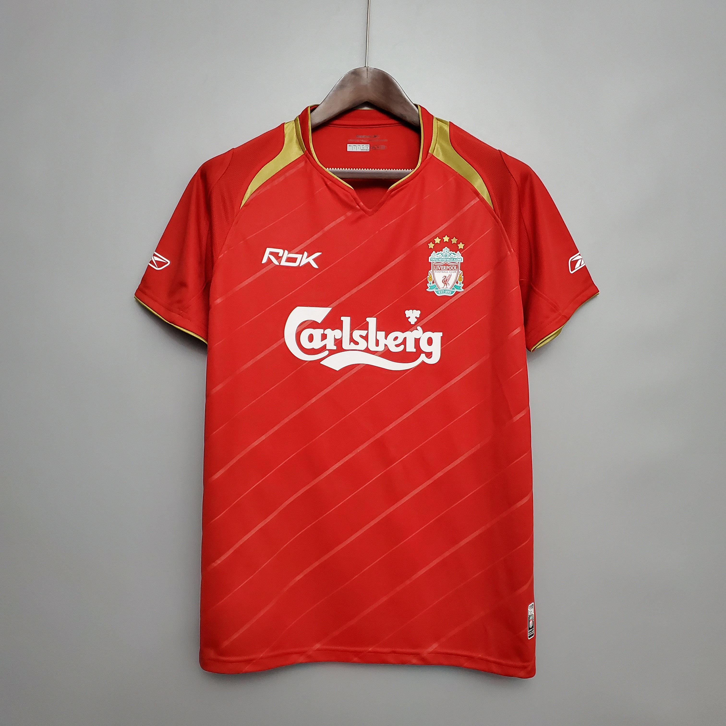 Camisa Retrô Liverpool 2005/06 Home
