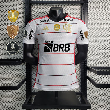 Camisa Jogador Flamengo 2023/24 Away + Patrocinadores