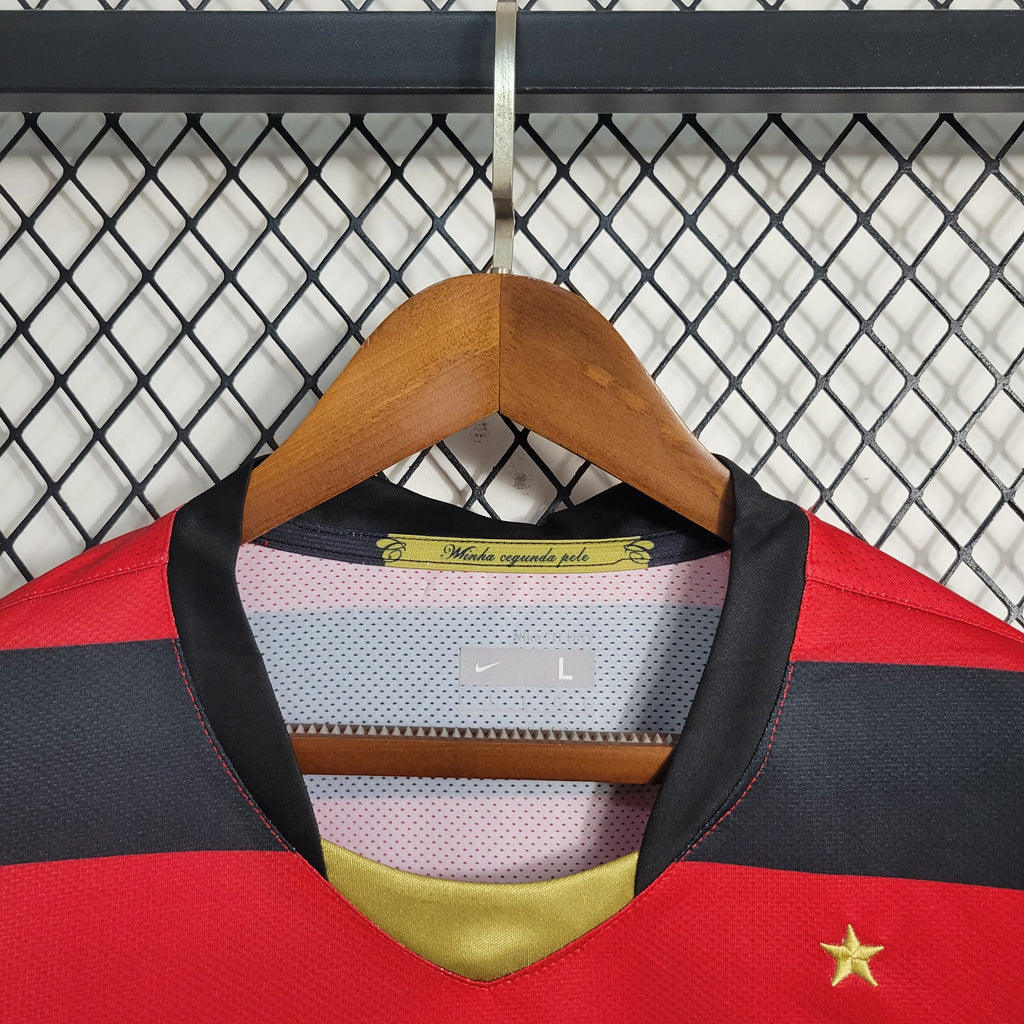 Camisa Retrô CR Flamengo Manga Longa 2008/09 Home