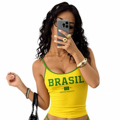 Cropped Feminino Seleção Brasil