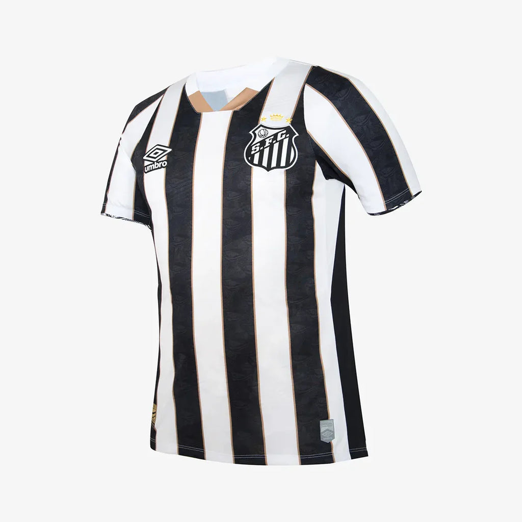 Camisa Santos FC Away 24/25 + #Neymar Jr 10 - Versão Torcedor Masculina LISTRADA
