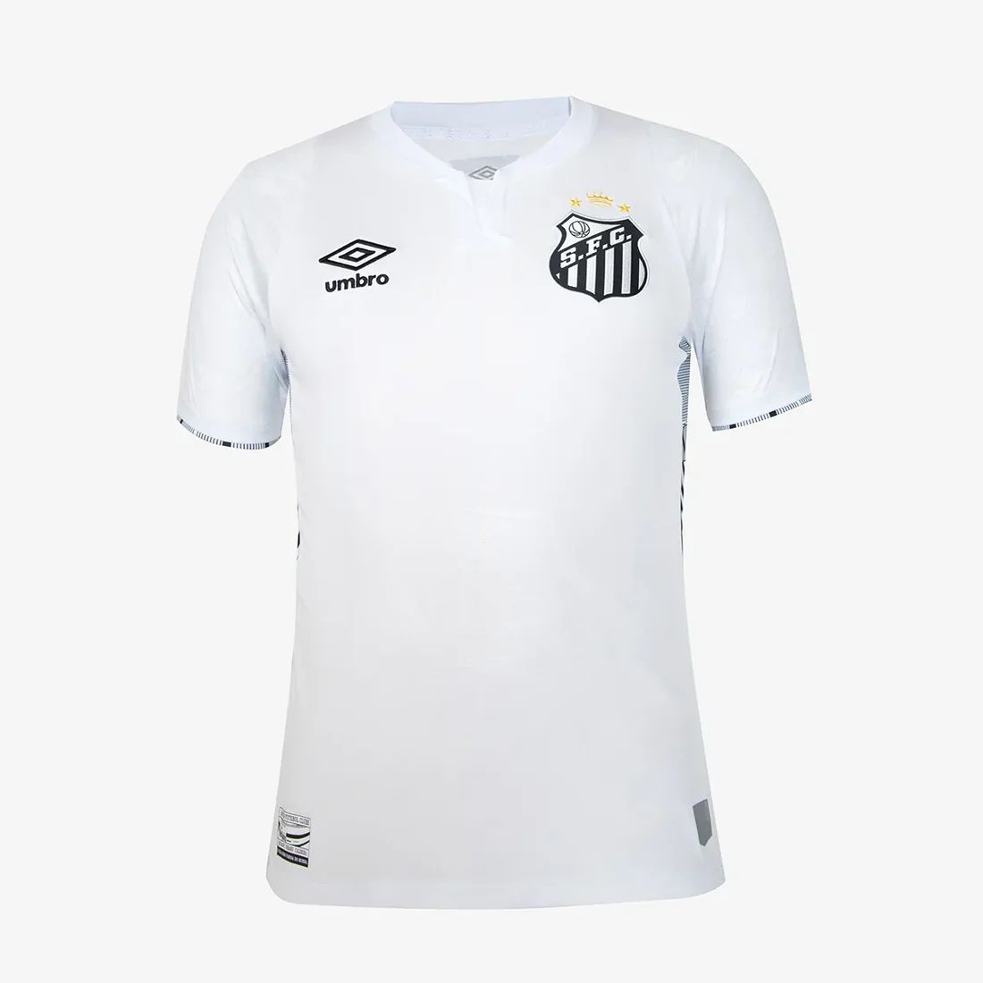 Camisa Santos FC Away 24/25 + #Neymar Jr 10 - Versão Torcedor Masculina Branca
