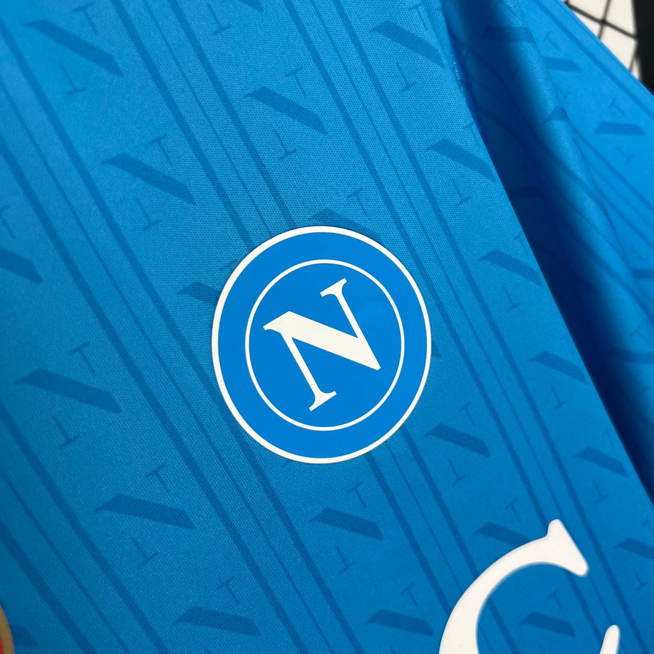 Camisa Napoli Home 25/26 - EA7 Torcedor Masculina