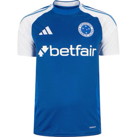 Camisa Cruzeiro Titular 25/26 - Adidas Versão Masculina COM PATROCINIO