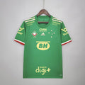 Camisa Retro 21/22 Cruzeiro Com todos Patrocinios away VERDE