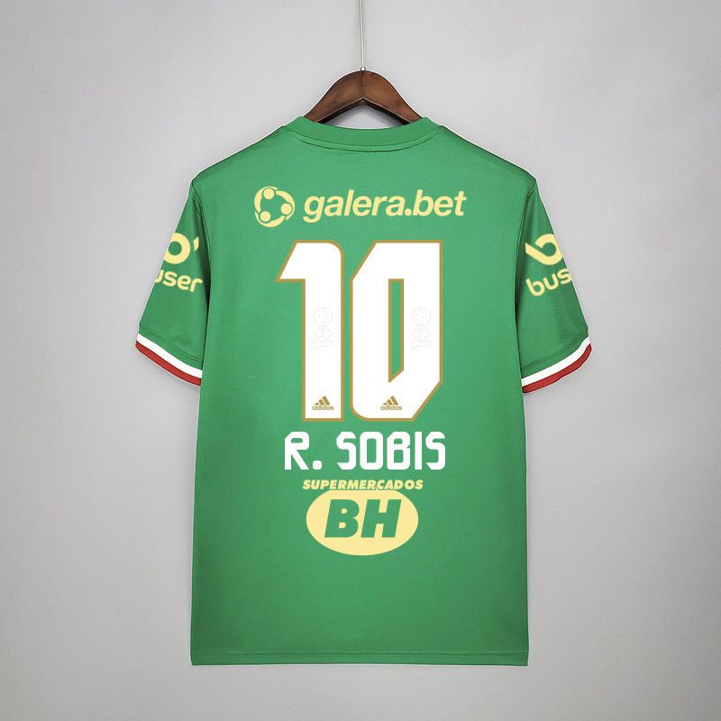 Camisa Retro 21/22 Cruzeiro Com todos Patrocinios away VERDE