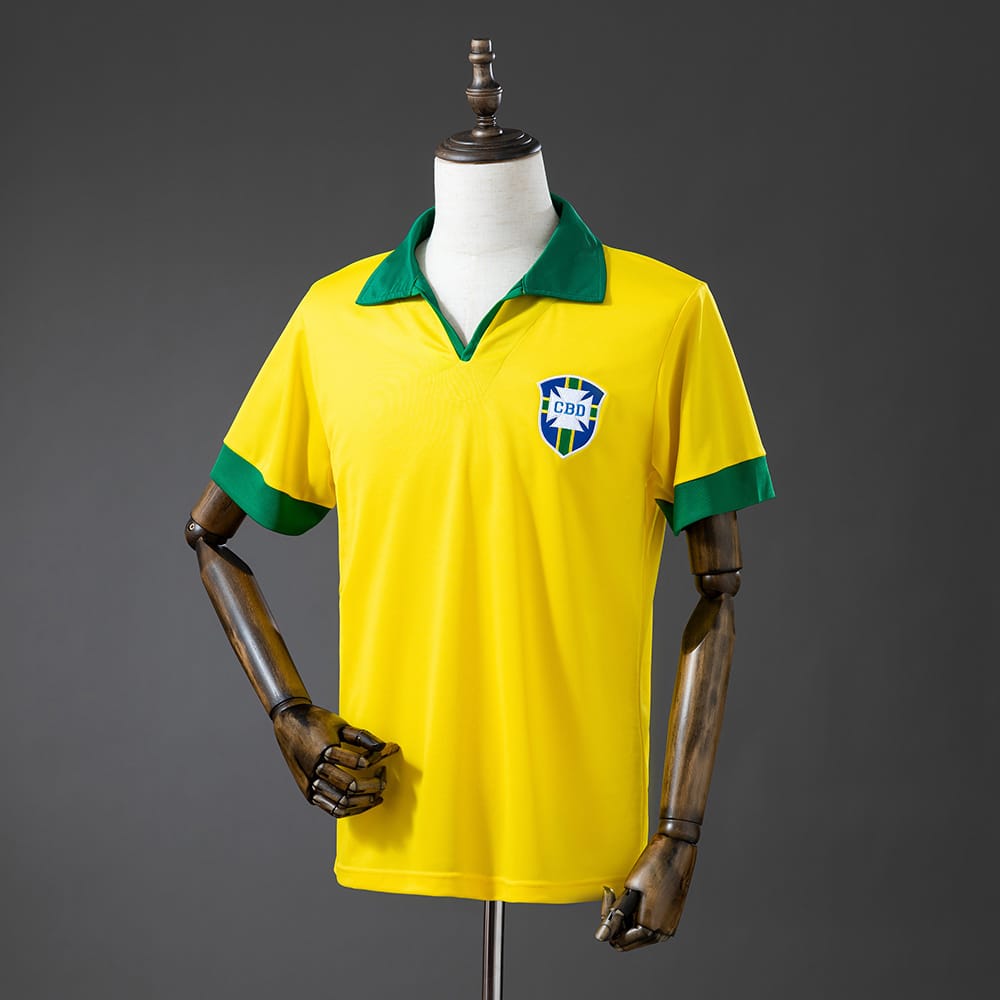 Camisa Brasil 1958 Home Retro