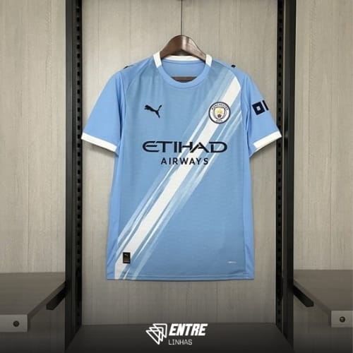 Camisa Manchester City Home 25/26 Torcedor Masculina