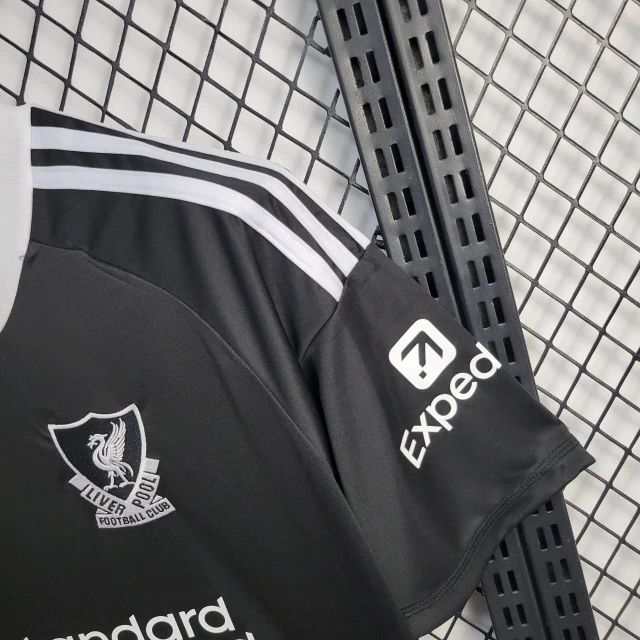 Camisa Liverpool Goleiro 25/26 torcedor adidas Masculina - Preta