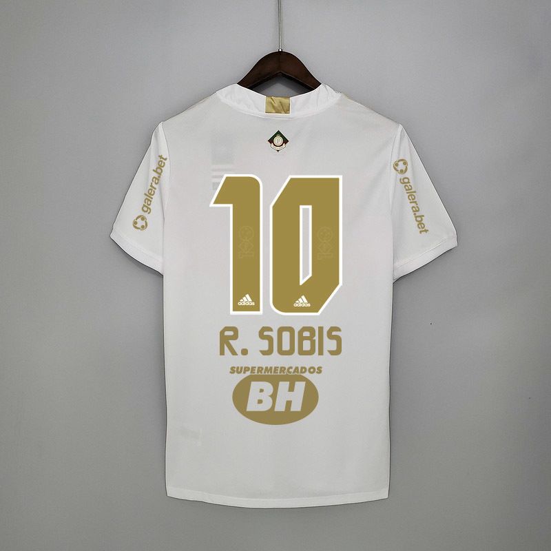 Camisa Retro 21/22 Cruzeiro com todos patrocinadores away Branco