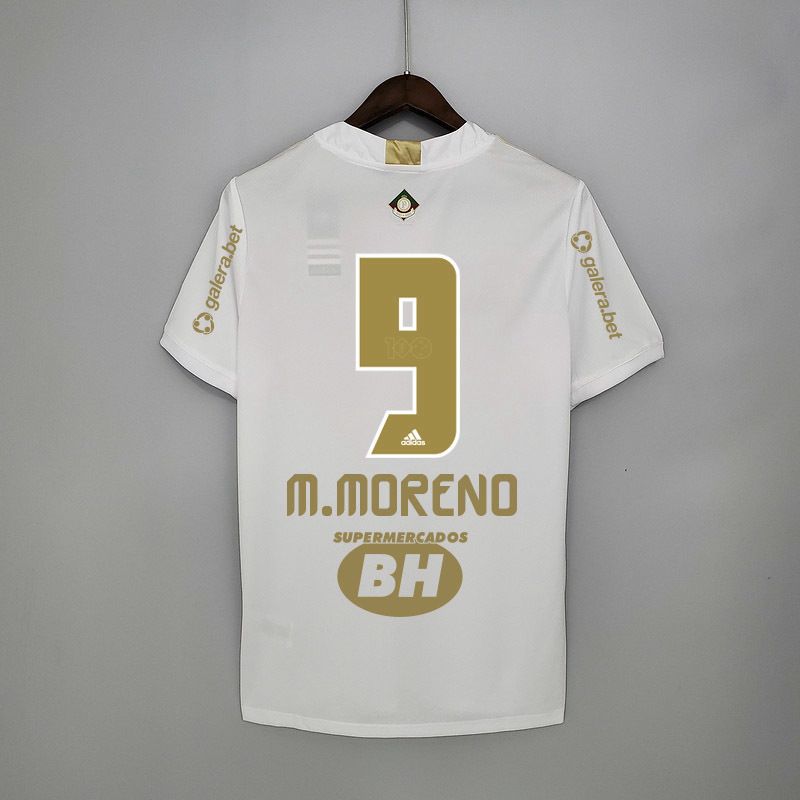 Camisa Retro 21/22 Cruzeiro com todos patrocinadores away Branco