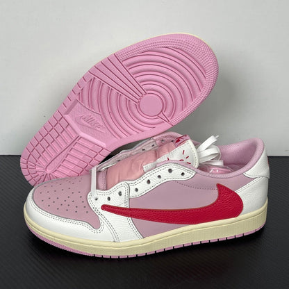 Air Jordan 1 Retro Low OG SP Travis Scott Sail Tropical Pink