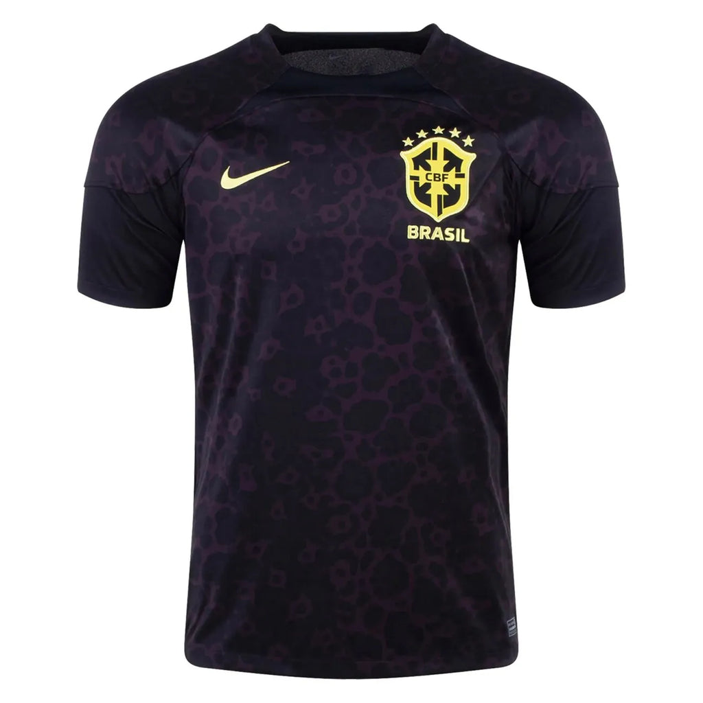 Camisa Seleção Brasil 2022/23 Preta Torcedor PRO