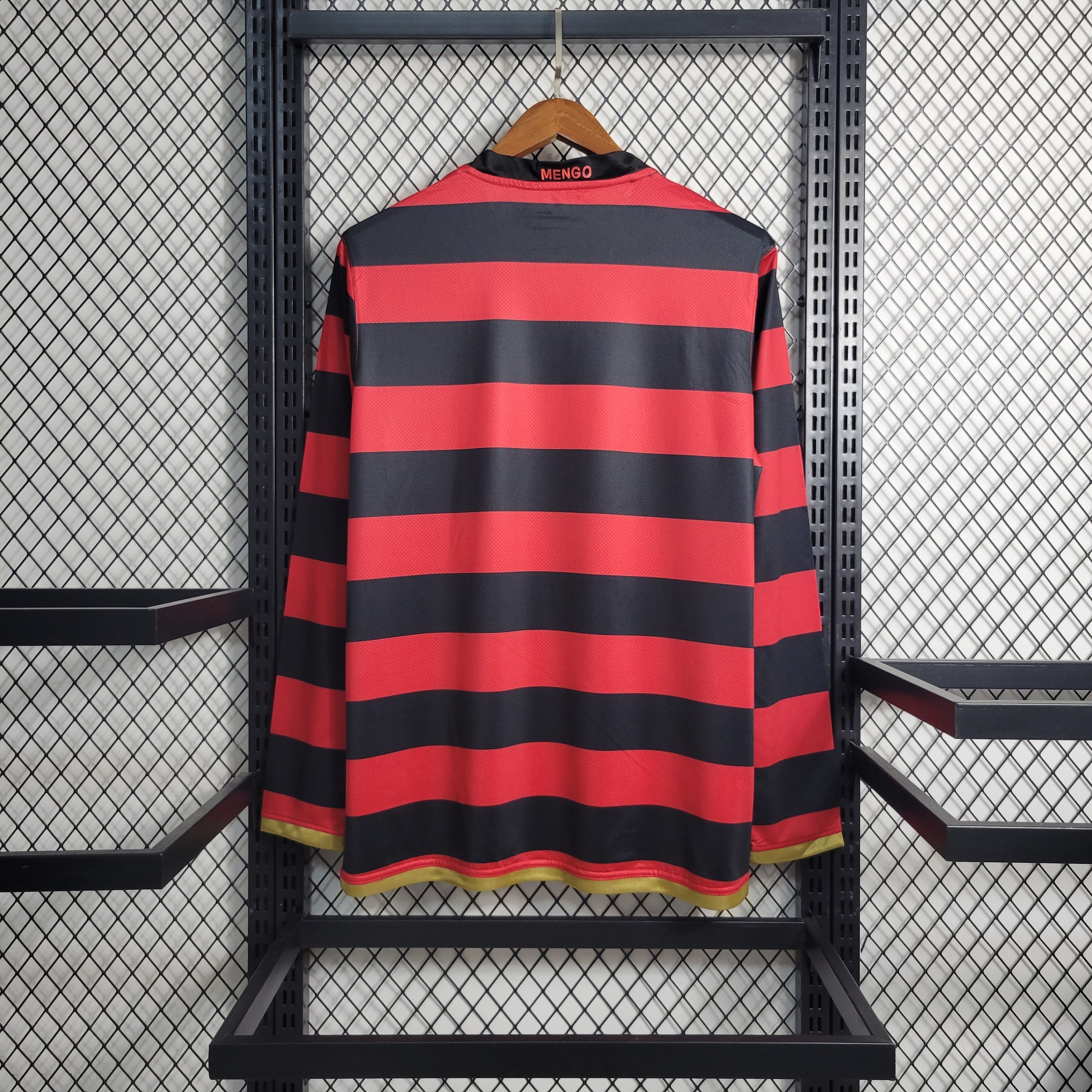 Camisa Retrô CR Flamengo Manga Longa 2008/09 Home