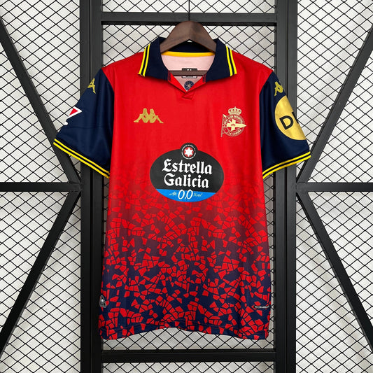 Camisa 25 26 Deportivo La Coruna away - Torcedor Masculina