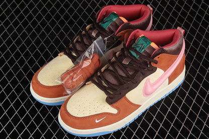 Dunk mid chocolate milk x social status