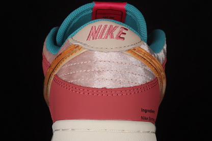 Dunk low free lunch strawberry milk x social status