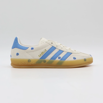 Gazelle beige ligh blue floral