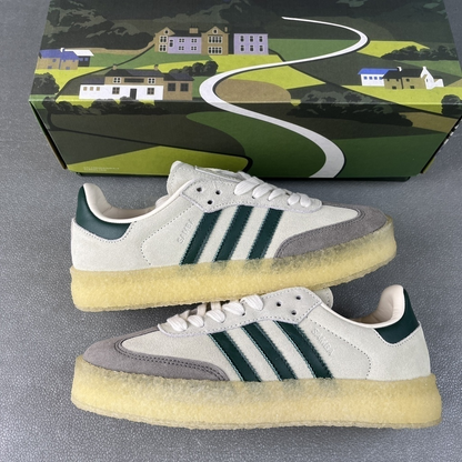 Samba kith clarks 8th street chalk white